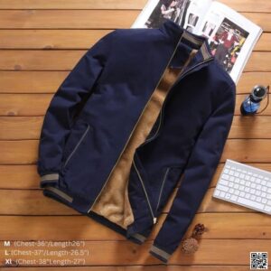 Sherpa Winter Jacket for Men’s (Navy Blue)